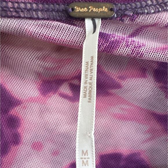 New Free People Take Me Away Midi Purple Dress Women’s Size Medium - Picture 6 of 9